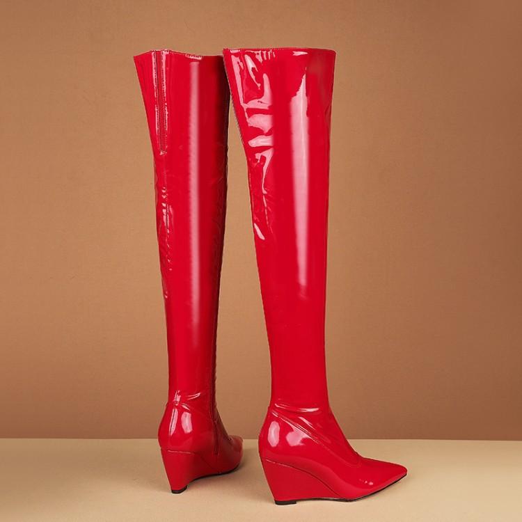 Women's Over-the-Knee High Heel Fashion Boots - Style g.html - Image 3
