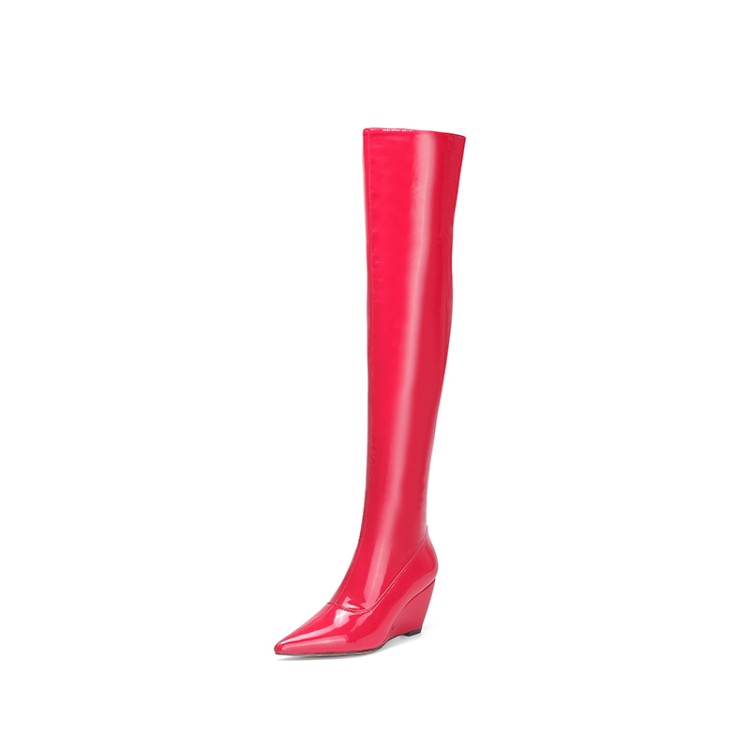 Women's Over-the-Knee High Heel Fashion Boots - Style g.html - Image 5